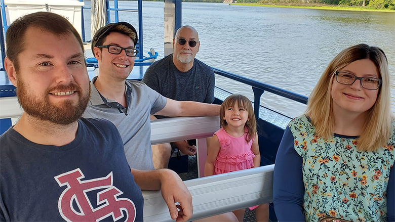 smiling family